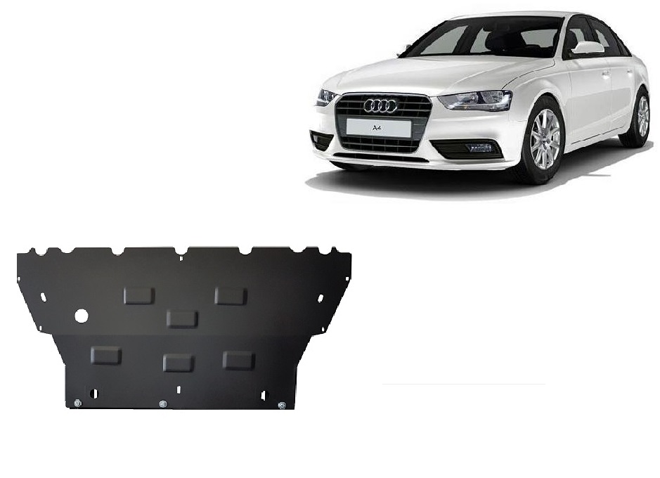 Audi A4 B9 All Road (2015-2026) Engine, Radiator Skid Plate - 2 mm Steel