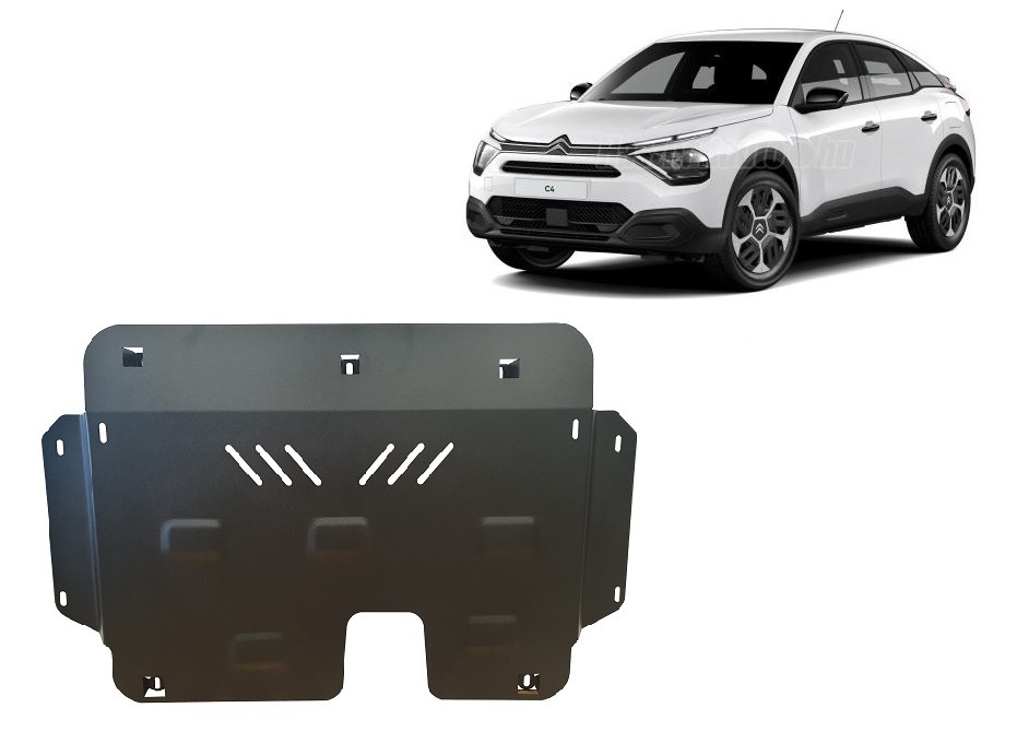 Citroen C4 (2020-2026) Engine, Gearbox, Radiator Skid Plate - 2 mm Steel