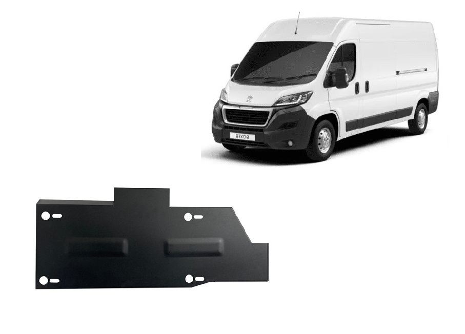 Steel AdBlue tank plate Peugeot Boxer P1001282 (2016-2026) Fuel Tank Adblue Skid Plate - 2 mm Steel