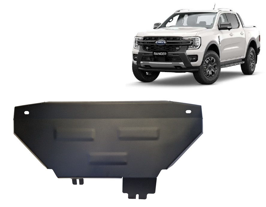 Ford Ranger (2023-2026) Radiator Skid Plate - 3 mm Steel