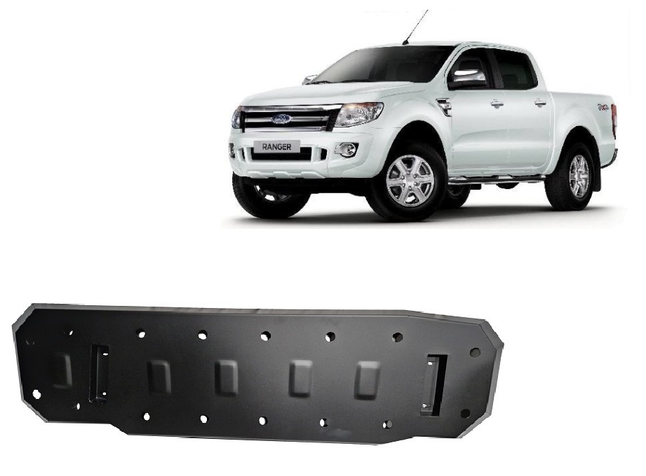 Ford Ranger (2023-2026) Fuel Tank Skid Plate - 2 mm Steel