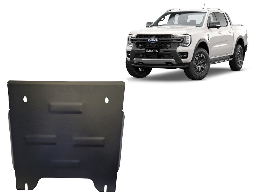 Ford Ranger (2023-2026) Transfer Case Skid Plate - 3 mm Steel