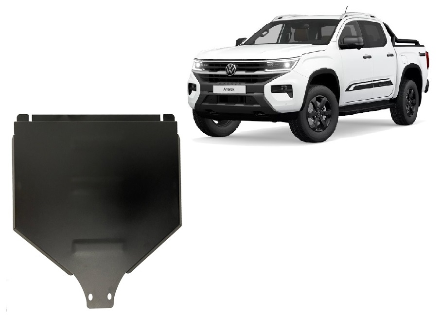 Steel manual gearbox skid plate Volkswagen Amarok 2 (2022-2026) Gearbox Skid Plate - 3 mm Steel