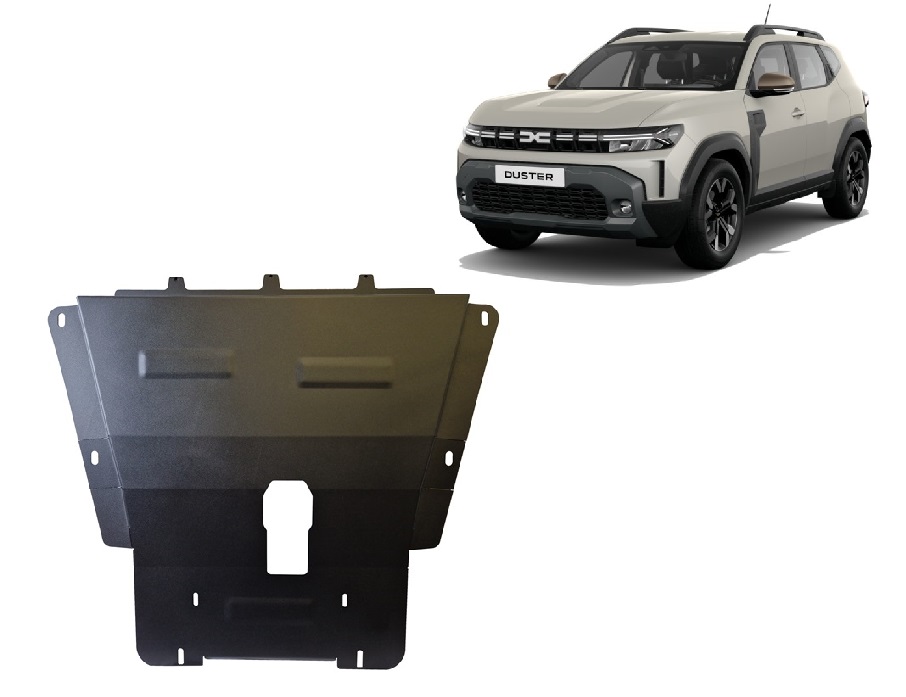 Dacia Duster (2024-2026) Engine, Gearbox Skid Plate - 2 mm Steel
