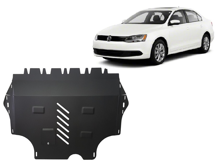 Volkswagen VW Jetta (2011-2026) Engine, Gearbox Skid Plate - 2 mm Steel