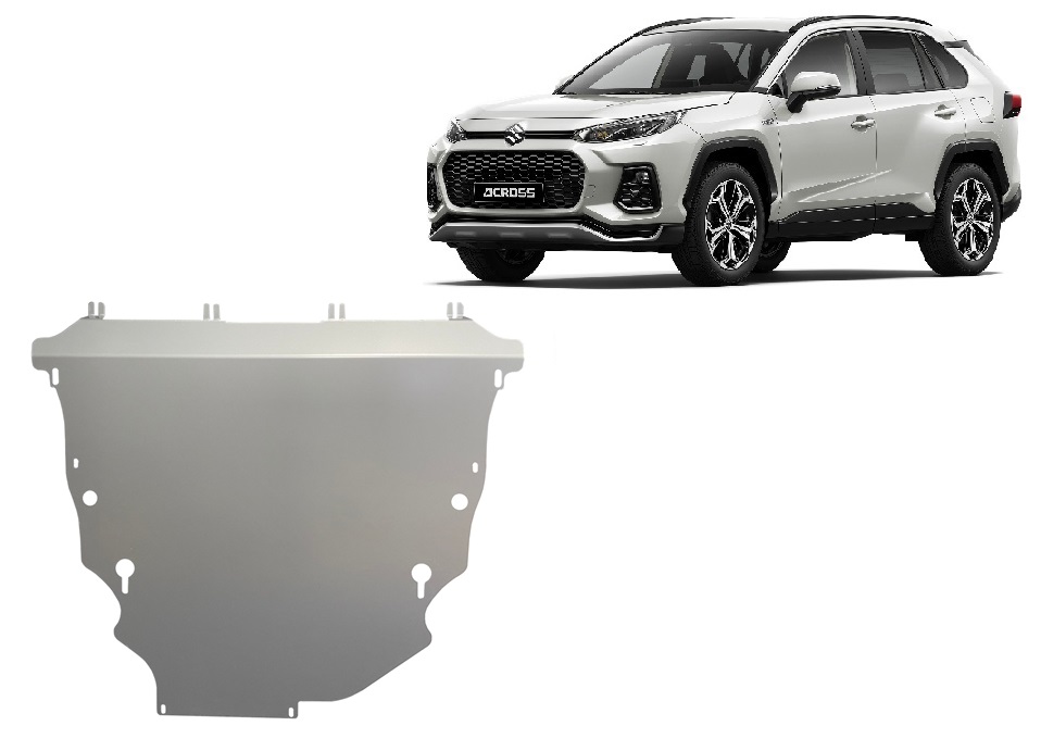 Suzuki Across (2020-2026) Engine, Front Bumper, Gearbox, Radiator Skid Plate - 4 mm Aluminum