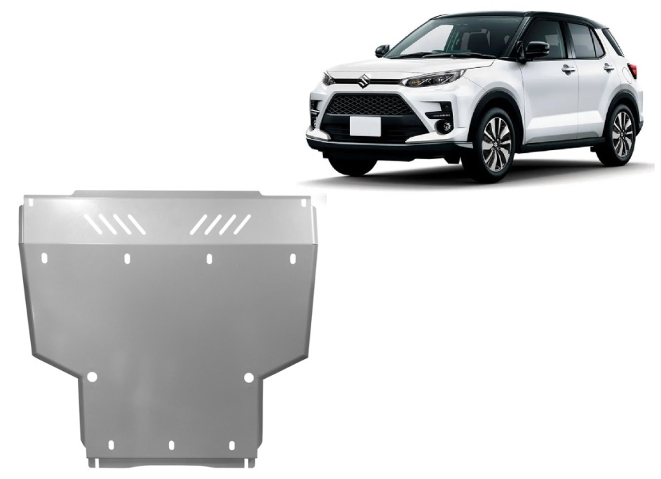 Suzuki SX4 (2023-2026) Engine, Gearbox, Radiator Skid Plate - 4 mm Aluminum