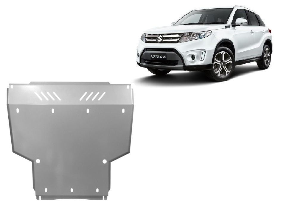 Suzuki Vitara (2023-2026) Engine, Gearbox, Radiator Skid Plate - 4 mm Aluminum