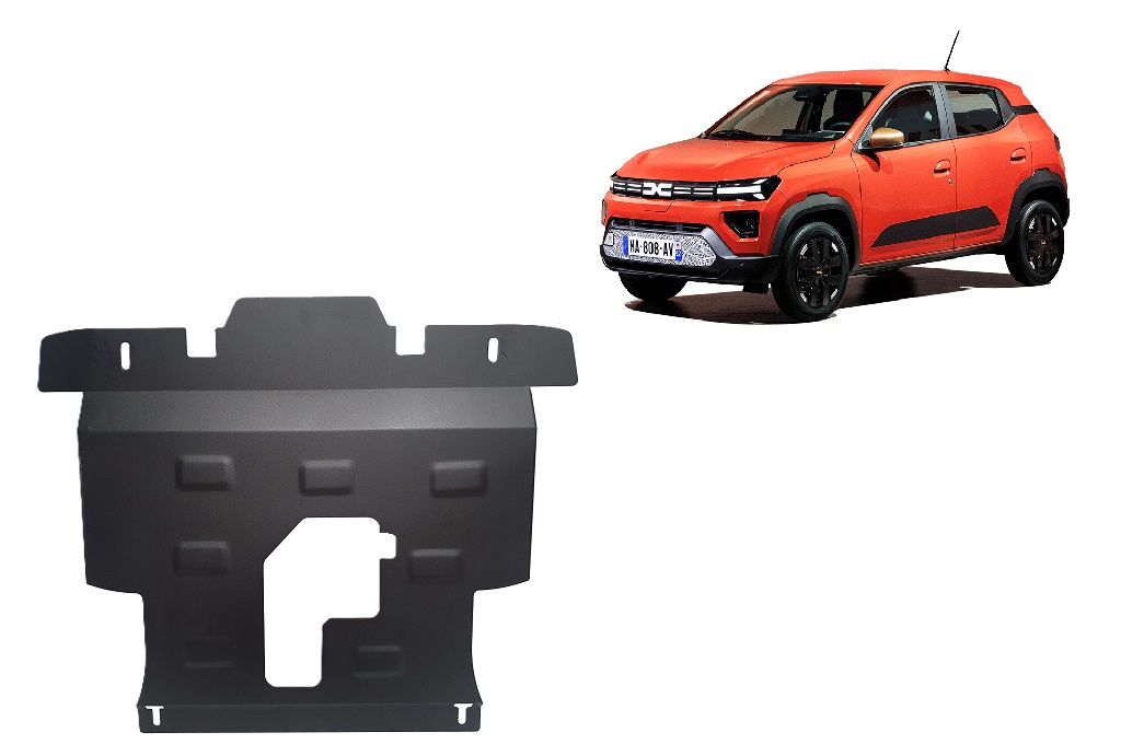 Dacia Spring (2024-2026) Engine, Gearbox Skid Plate - 2 mm Steel