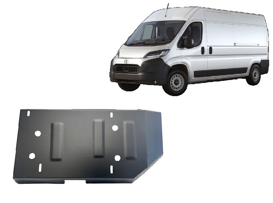 Steel AdBlue tank plate Toyota Proace Max (2024-2026) Fuel Tank Skid Plate - 2 mm Steel