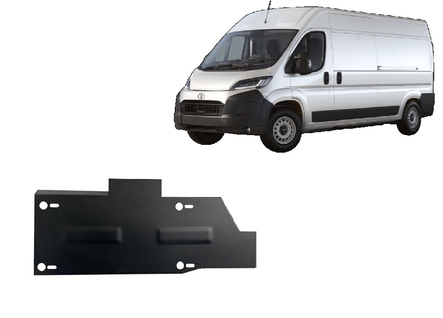 Steel AdBlue tank plate Toyota Proace Max (2024-2026) Fuel Tank Adblue Skid Plate - 2 mm Steel