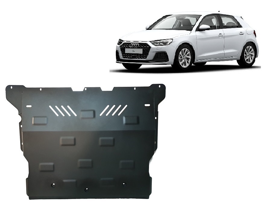 Audi A1 (2017-2026) Engine, Gearbox, Radiator Skid Plate - 2 mm Steel