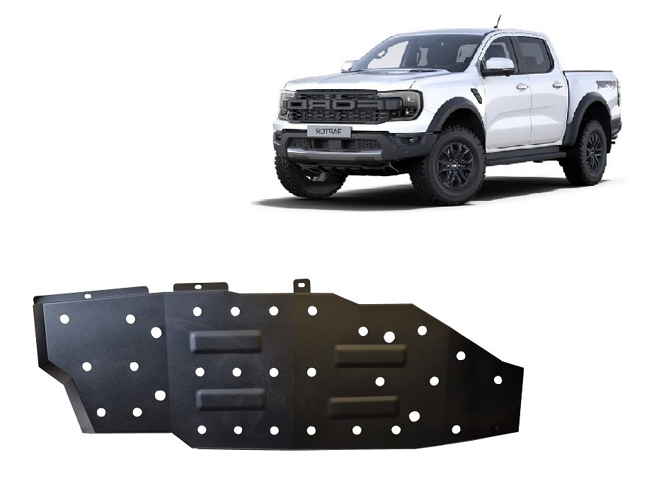 Ford Ranger Raptor (2023-2026) Fuel Tank Skid Plate - 2 mm Steel