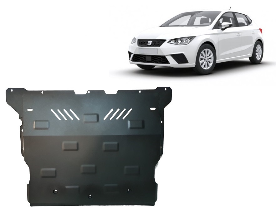 Seat Ibiza (2017-2026) Engine, Front Bumper, Gearbox, Radiator Skid Plate - 2 mm Steel