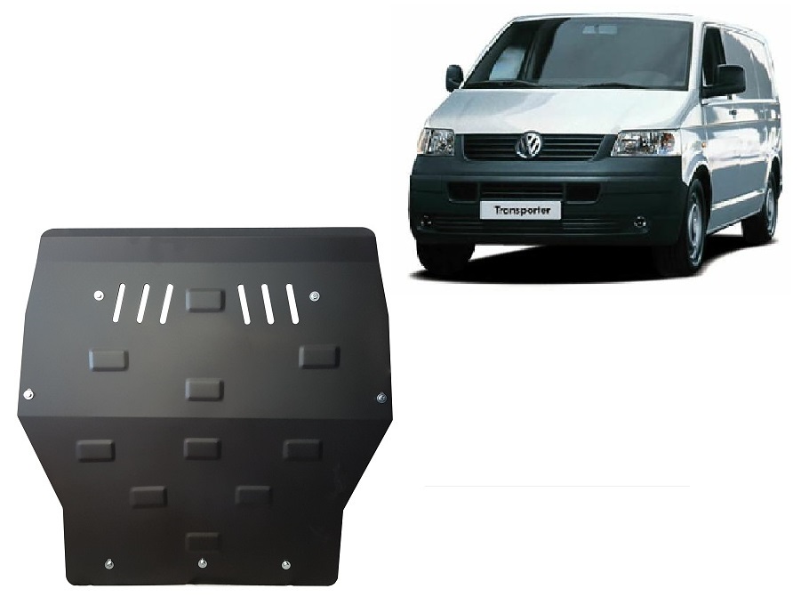 Volkswagen Transporter T5 (2003-2015) Engine, Front Bumper, Gearbox, Radiator Skid Plate - 2 mm Steel