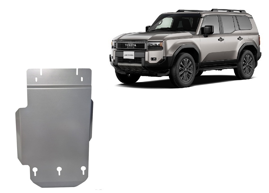 Toyota Land Cruiser 250 (2024-2026) Gearbox, Transfer Case Skid Plate - 4 mm Aluminum