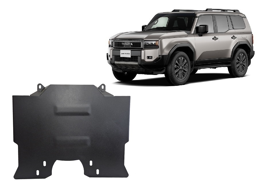 Toyota Land Cruiser 250 (2024-2026) Engine, Front Differential Skid Plate - 3 mm Steel