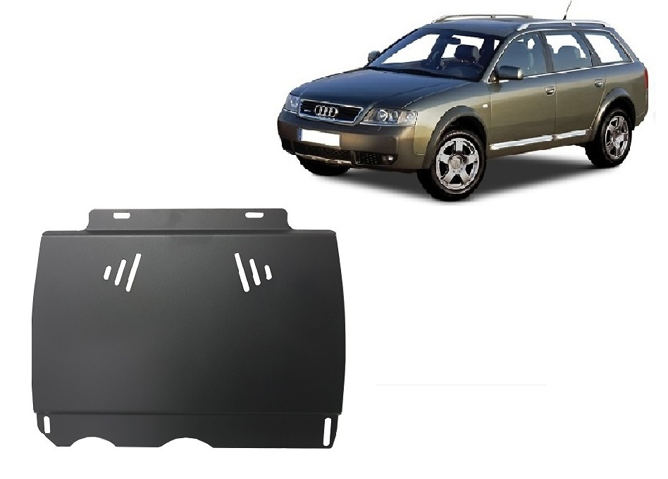Audi Allroad A6 (2000-2005) Gearbox Skid Plate - 2 mm Steel