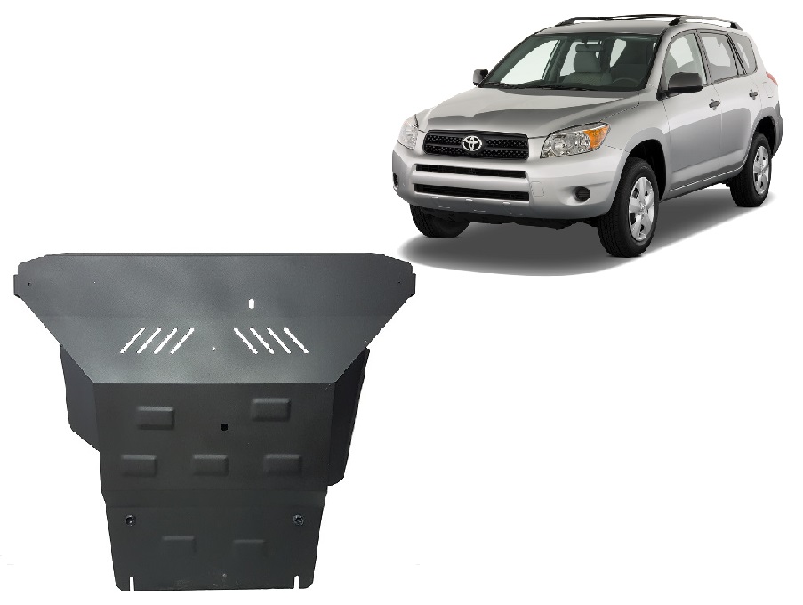 Toyota RAV4 Diesel (2000-2005) Engine, Gearbox, Radiator Skid Plate - 2 mm Steel