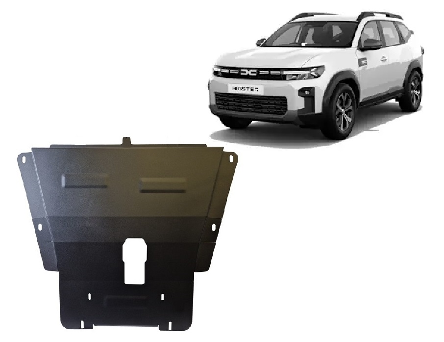 Dacia Bigster (2025-2026) Engine, Gearbox Skid Plate - 2 mm Steel