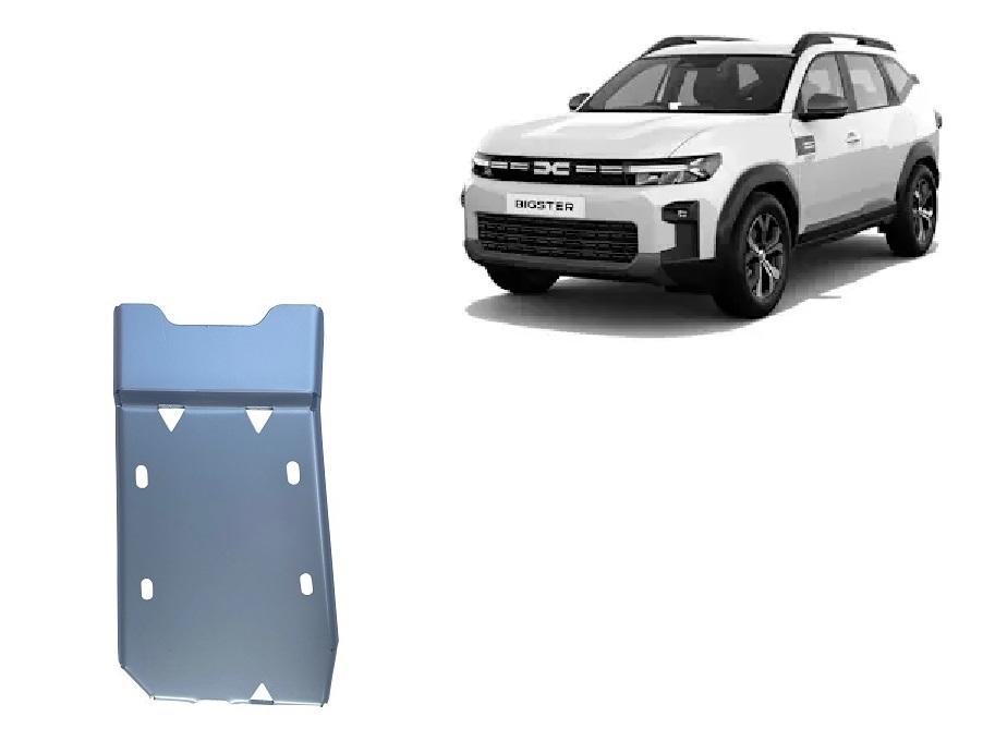 Dacia Bigster 4x4 (2025-2026) Differential Skid Plate - 4 mm Aluminum