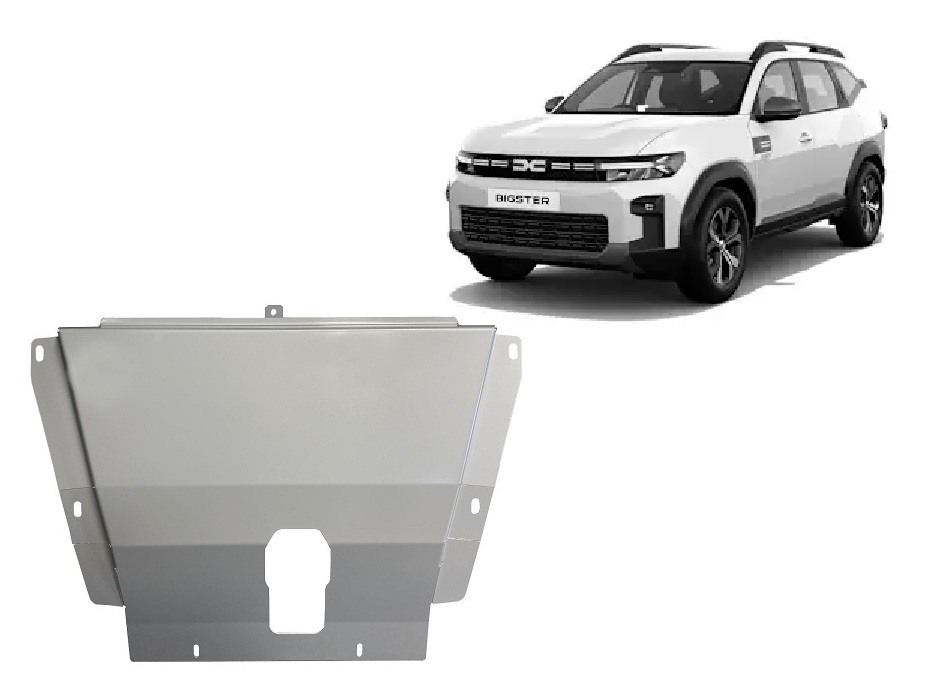 Dacia Bigster (2025-2026) Engine, Gearbox Skid Plate - 3 mm Aluminum