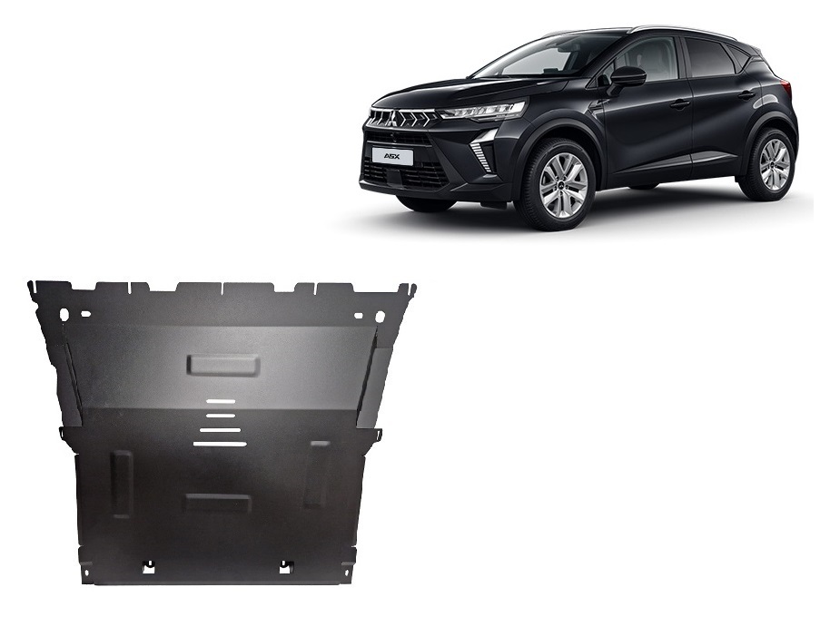 Mitsubishi ASX (2023-2026) Engine, Gearbox, Radiator Skid Plate - 2 mm Steel