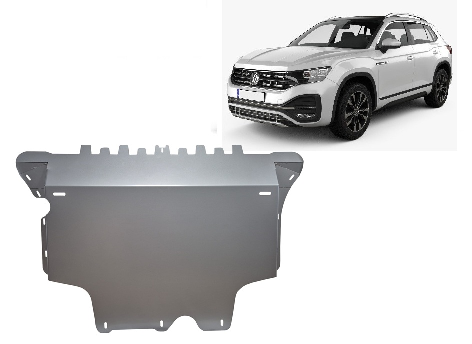 VW Tayron (2018-2026) Engine, Front Bumper, Gearbox, Radiator Skid Plate - 3 mm Aluminum