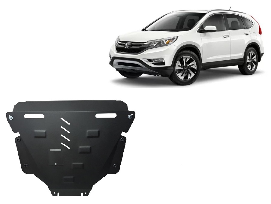 Honda CR-V Gen 5 (2017-2022) Engine, Gearbox, Radiator Skid Plate - 2.5 mm Steel