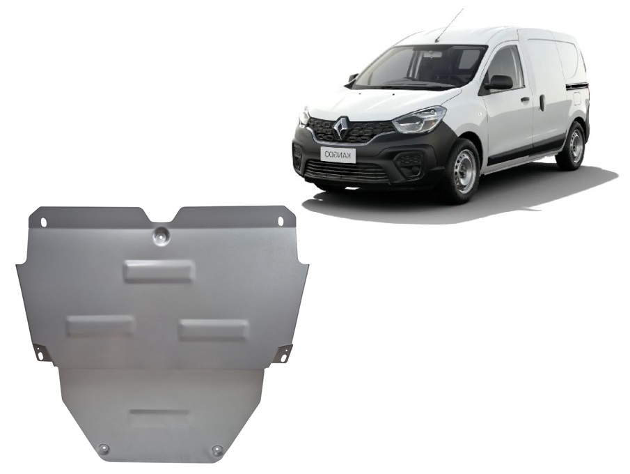 Renault Kangoo (2021-2026) Engine, Gearbox Skid Plate - 3 mm Aluminum