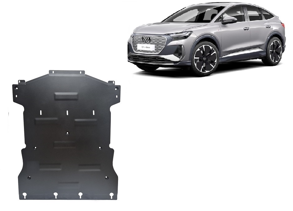 Audi Q4 e-tron (2022-2026) Engine, Gearbox, Radiator Skid Plate - 2 mm Steel
