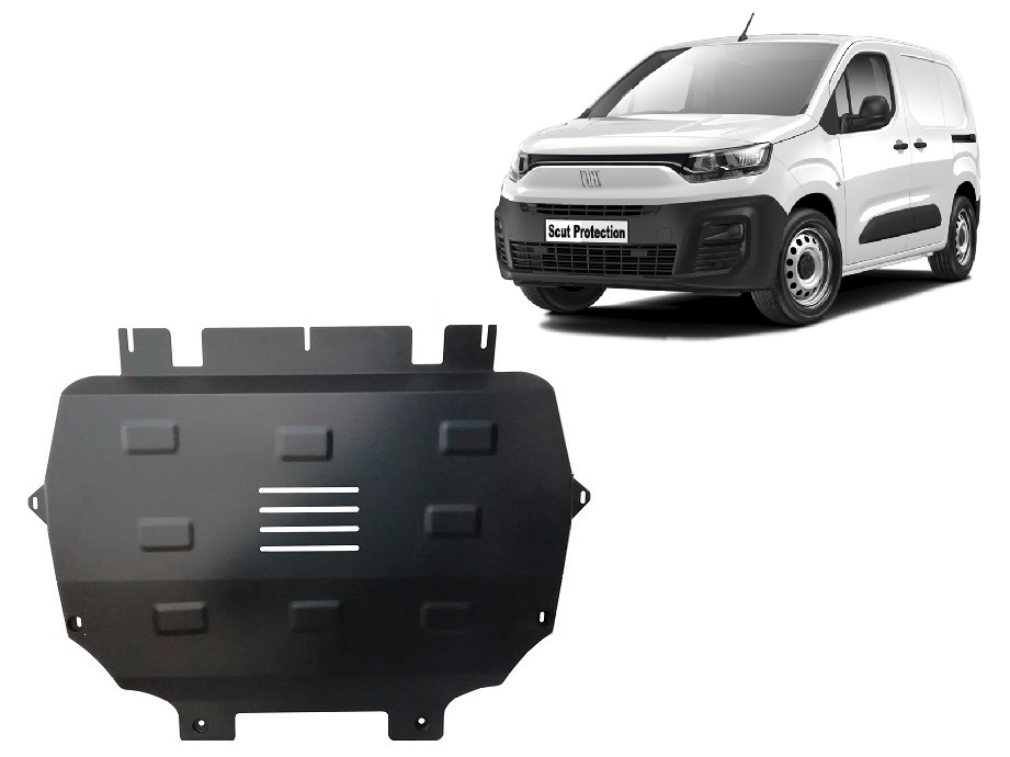 Fiat Doblo (2023-2026) Engine, Gearbox, Radiator Skid Plate - 2 mm Steel