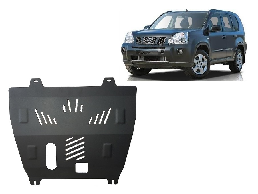 Nissan X-Trail T31 (2007-2013) Engine, Gearbox Skid Plate - 2 mm Steel