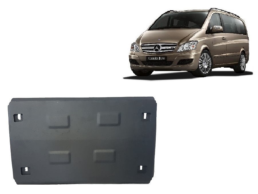 Mercedes Viano W639 (2003-2014) Engine Skid Plate - 2 mm Steel