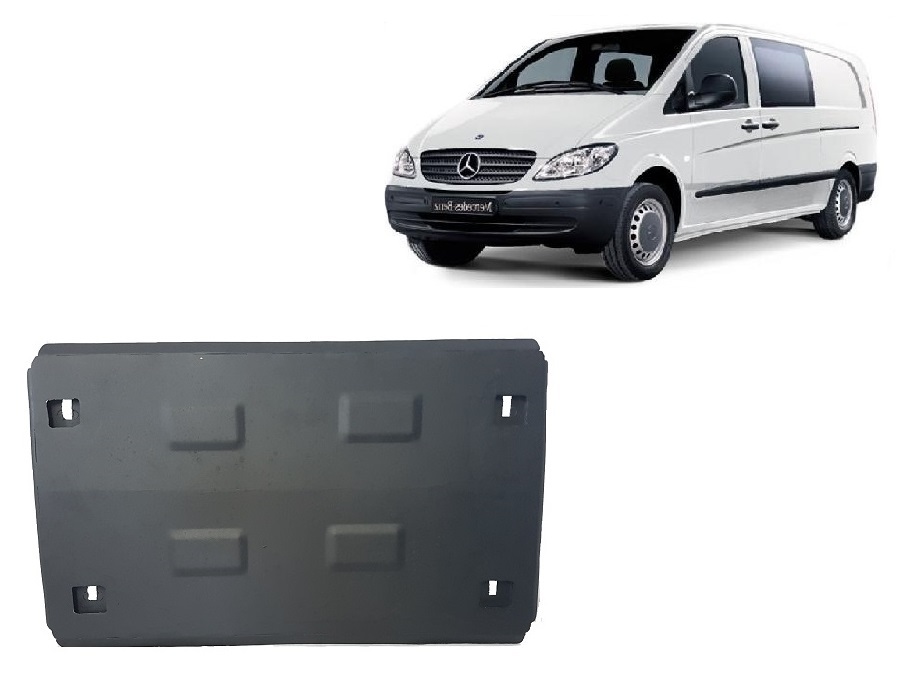Mercedes Vito W639 (2003-2014) Engine Skid Plate - 2 mm Steel