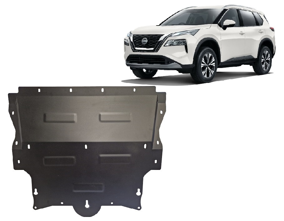 Nissan X-Trail T33 (2021-2026) Engine, Gearbox, Radiator Skid Plate - 2 mm Steel