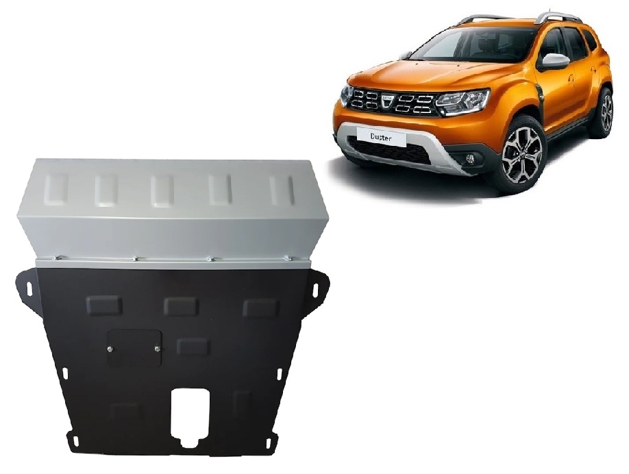 Dacia Duster (2018-2024) Engine, Front Bumper, Gearbox, Radiator Skid Plate - 2 mm Steel