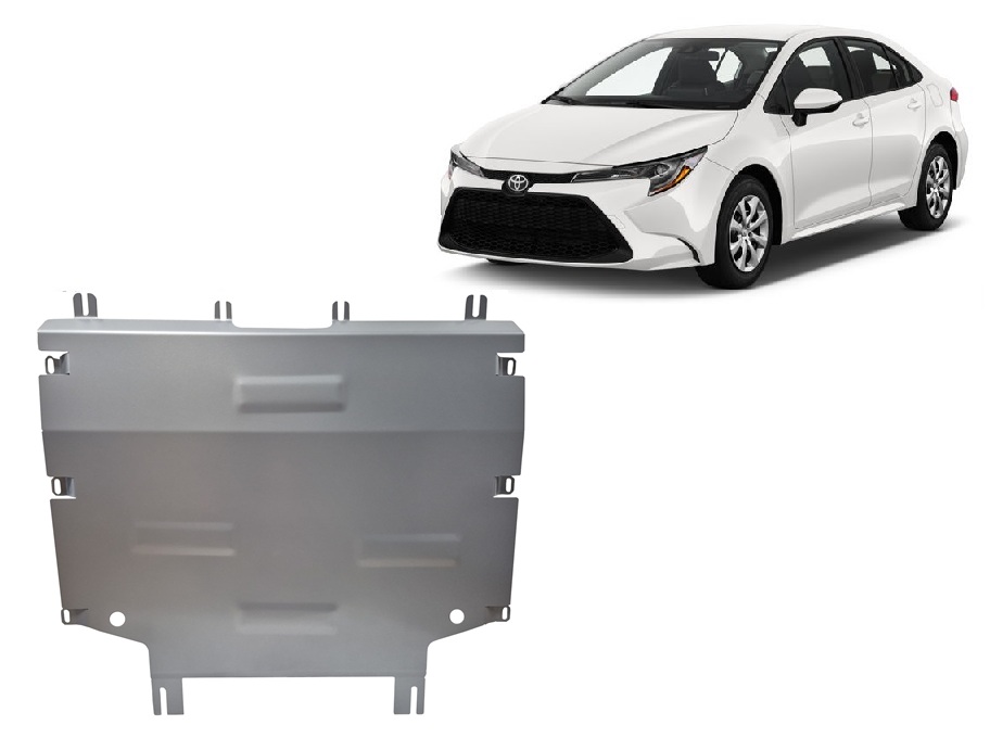 Toyota Corolla (2019-2026) Engine, Gearbox Skid Plate - 3 mm Aluminum