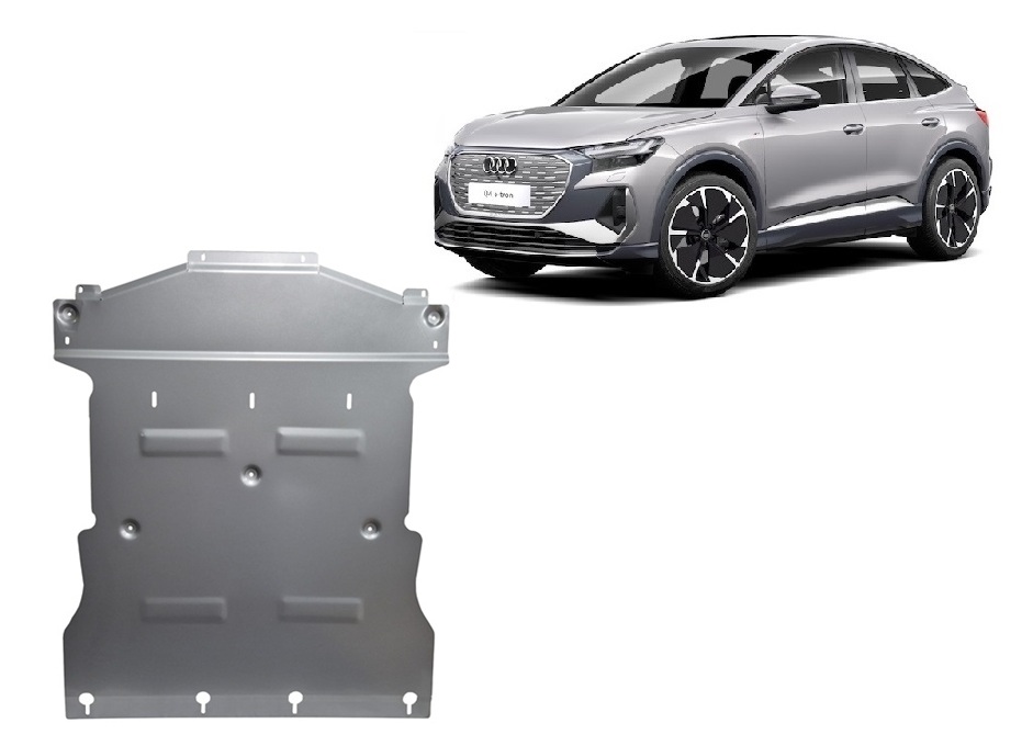 Audi Q4 e-tron (2022-2026) Engine, Gearbox, Radiator Skid Plate - 3 mm Aluminum