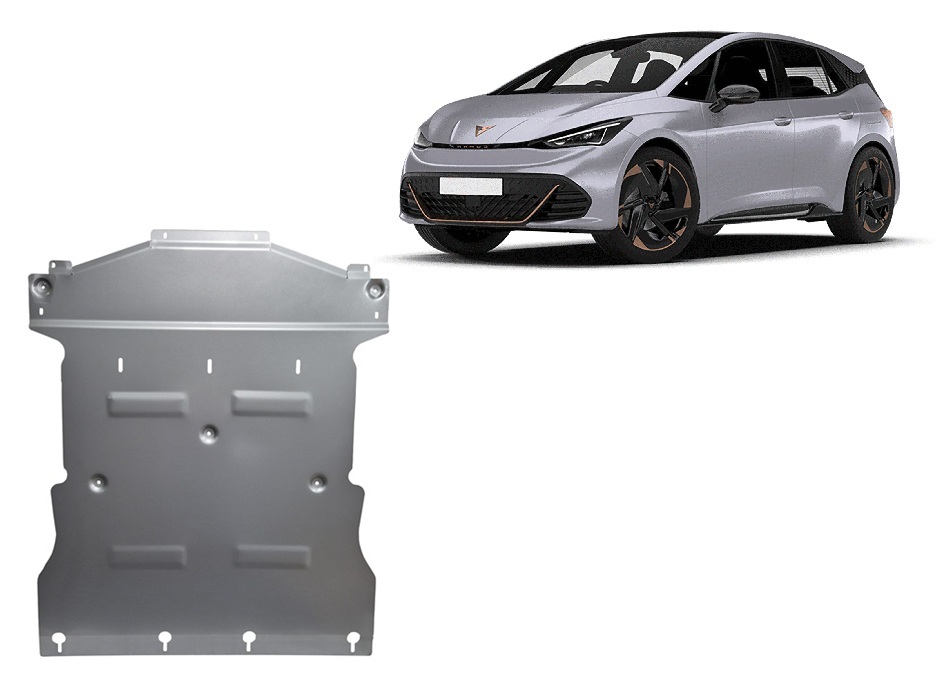 Cupra Born (2021-2026) Engine, Gearbox, Radiator Skid Plate - 3 mm Aluminum