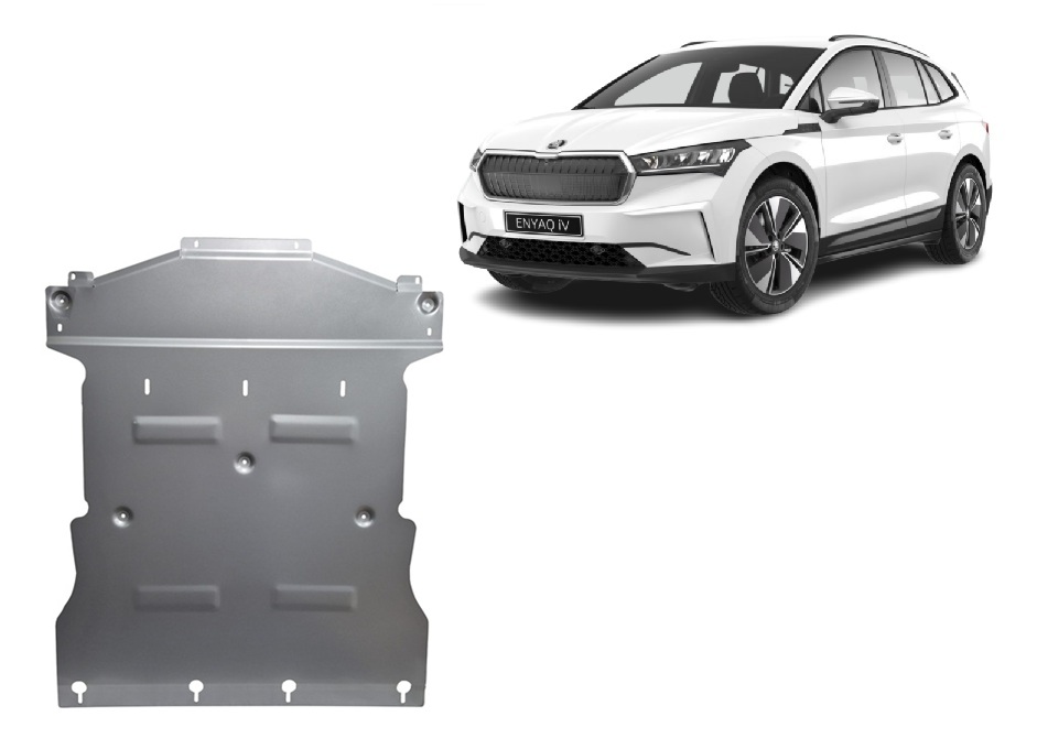 Skoda Enyaq (2022-2026) Engine, Gearbox, Radiator Skid Plate - 3 mm Aluminum