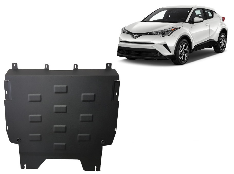 Toyota C-HR (2016-2023) Engine, Gearbox, Radiator Skid Plate - 2 mm Steel