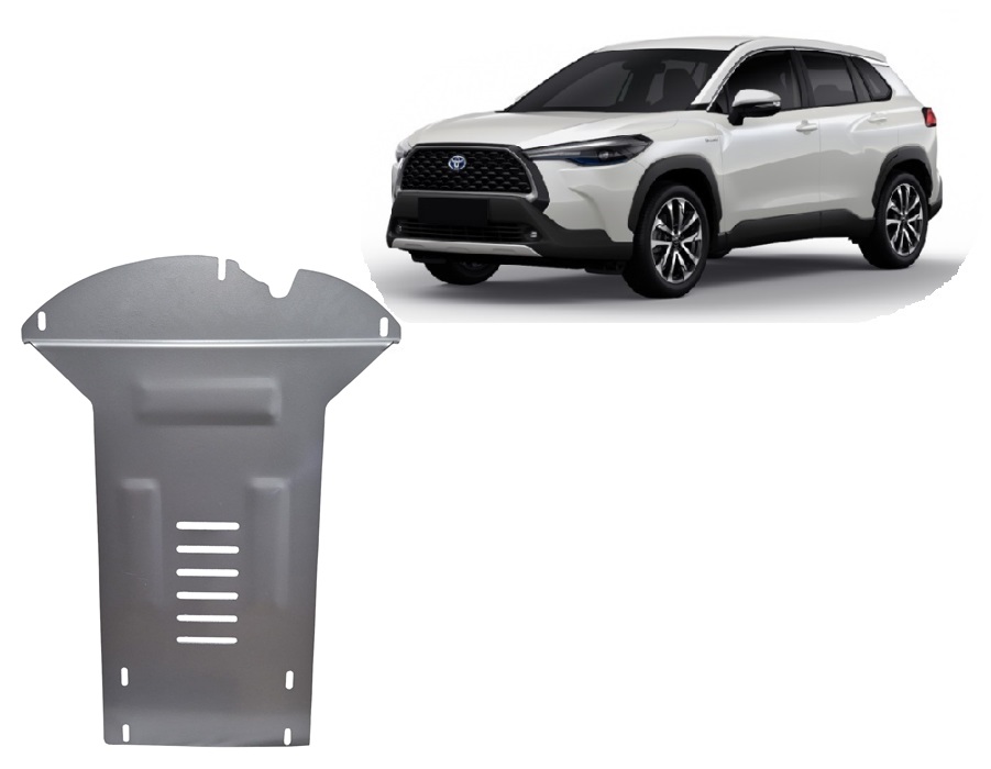 Toyota Corolla Cross (2022-2026) Catalytic Converter Skid Plate - 3 mm Aluminum