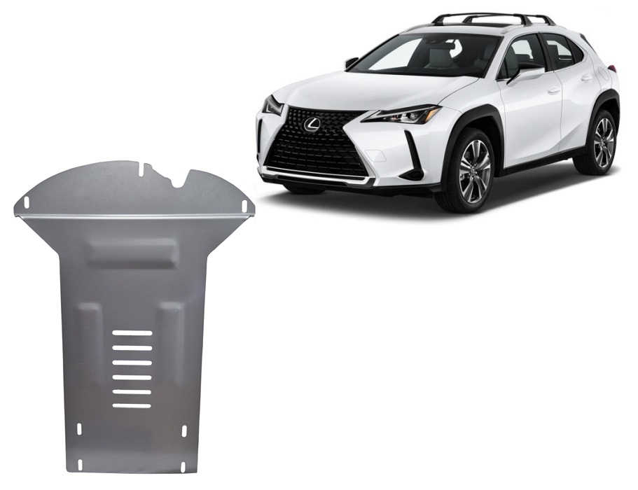 Lexus UX (2019-2026) Catalytic Converter Skid Plate - 3 mm Aluminum