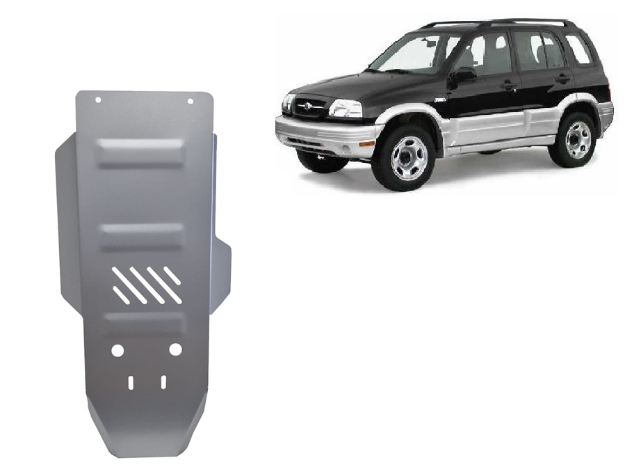 Suzuki Grand Vitara (1999-2005) Gearbox Skid Plate - 3 mm Aluminum