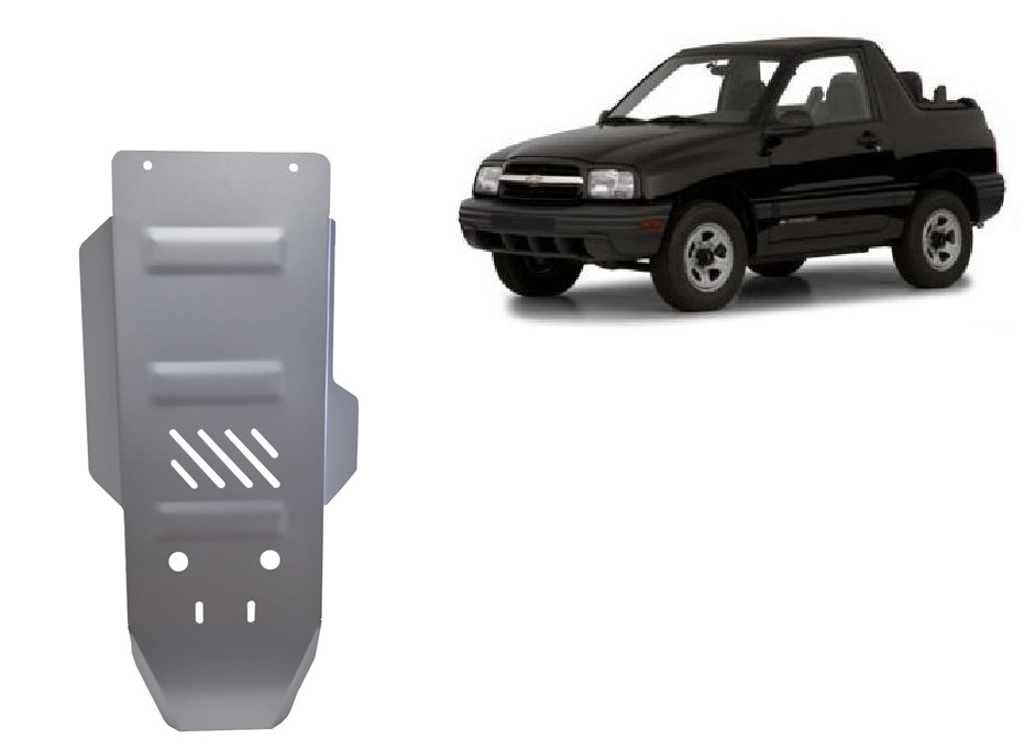 Chevrolet Tracker (1999-2005) Gearbox Skid Plate - 3 mm Aluminum