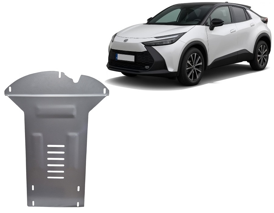 Toyota C-HR (2023-2026) Catalytic Converter Skid Plate - 3 mm Aluminum