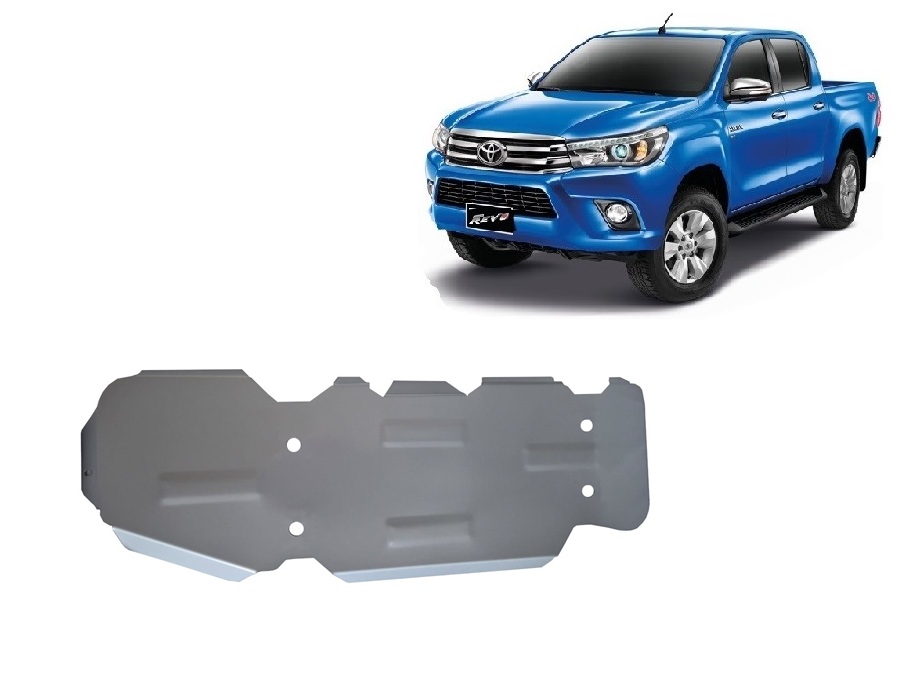 Toyota Hilux Revo (2016-2021) Fuel Tank Skid Plate - 3 mm Aluminum