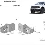 Ford Ranger Raptor 3 mm aluminium underbody sensor protection