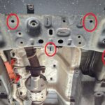 Hyundai Tucson steel catalytic converter underbody protection